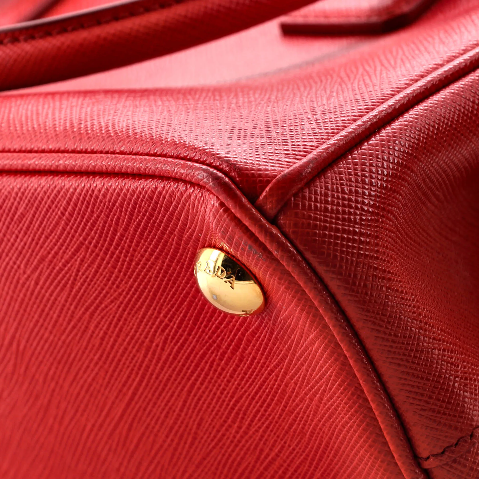 Galleria Double Zip Tote Saffiano Leather Small