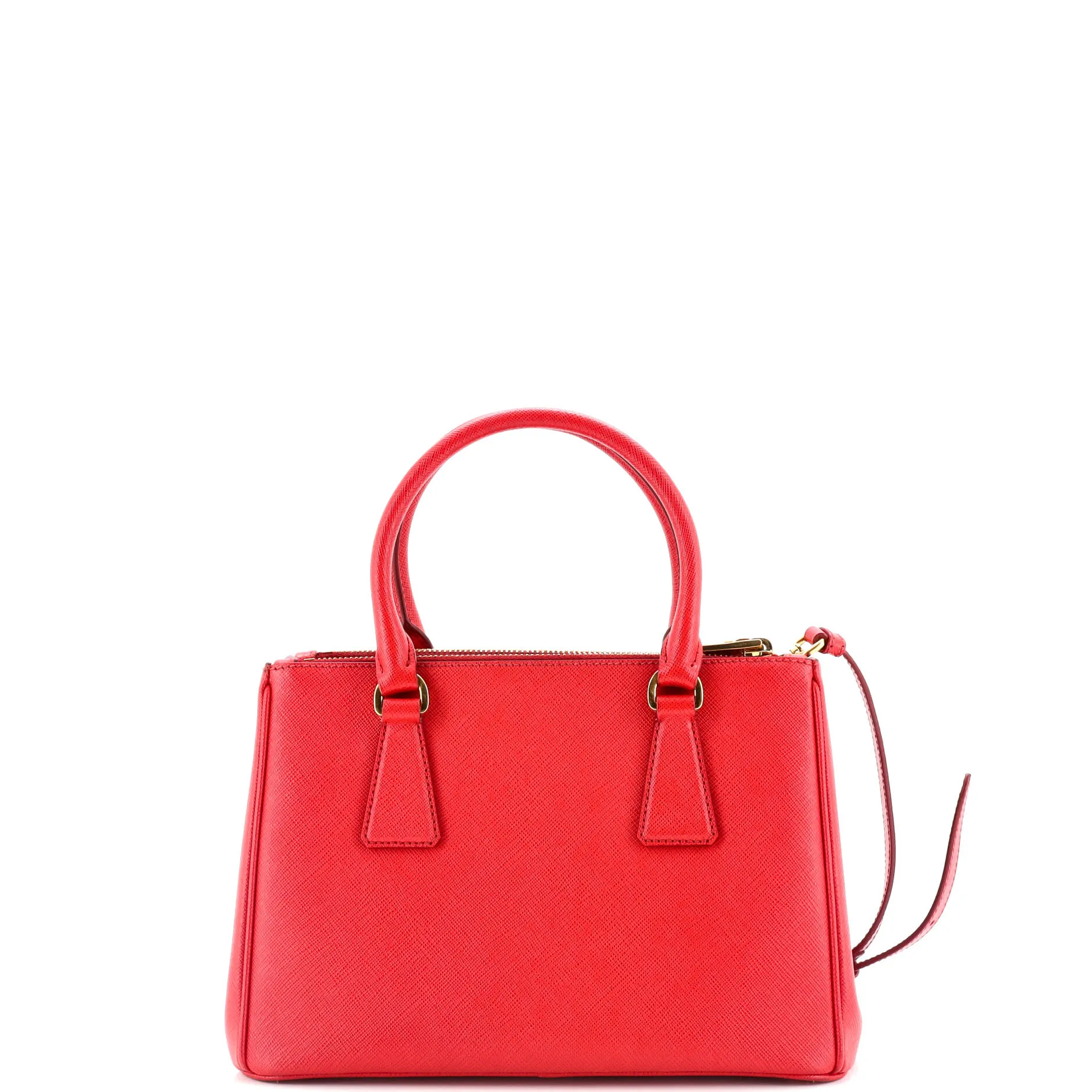 Galleria Double Zip Tote Saffiano Leather Small