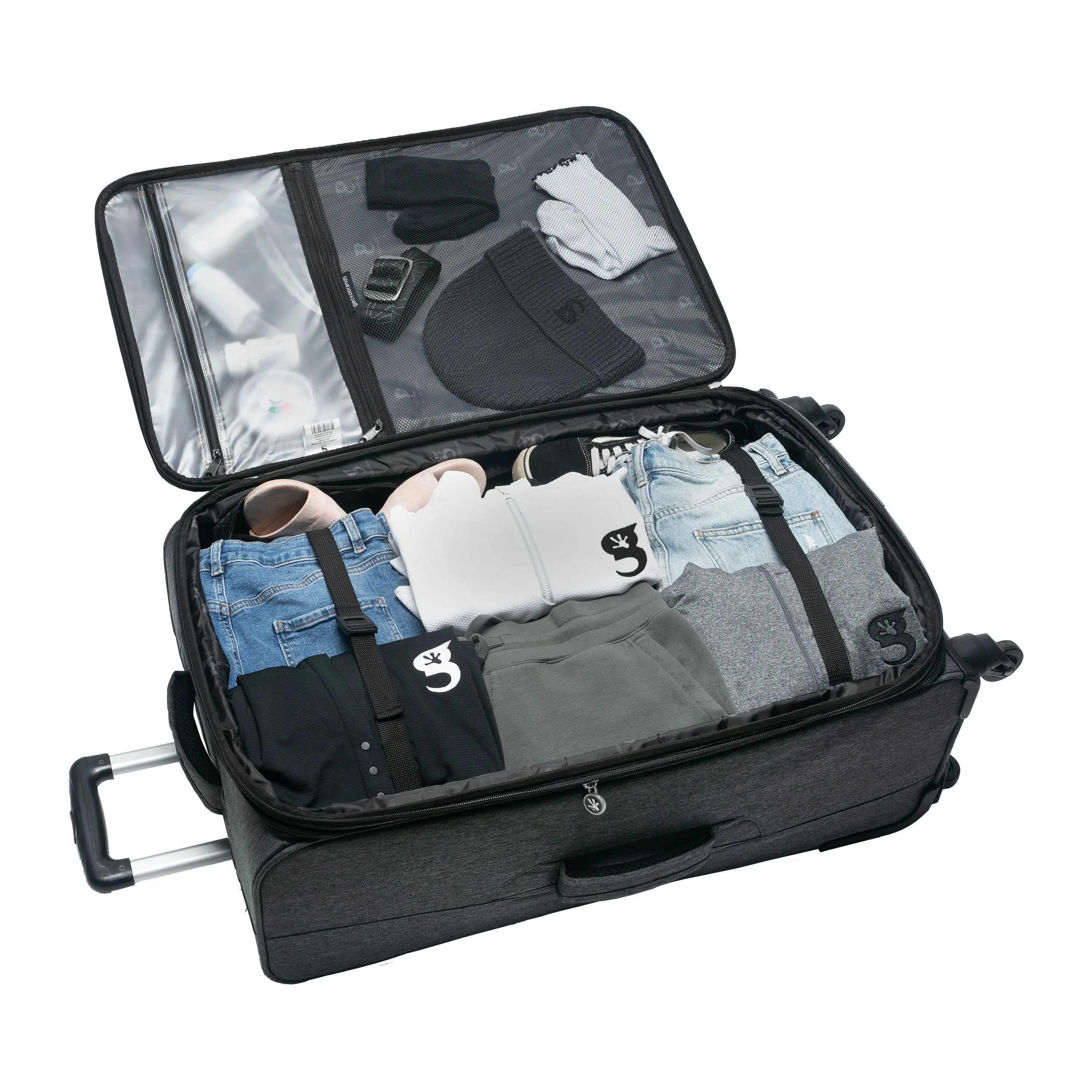 Geckobrands 28" Optivate X 4 Wheel Softside Expandable Luggage