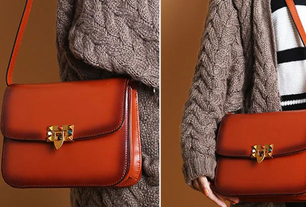 Genuine Leather crossbodybag  shoulder bag for women leather bag