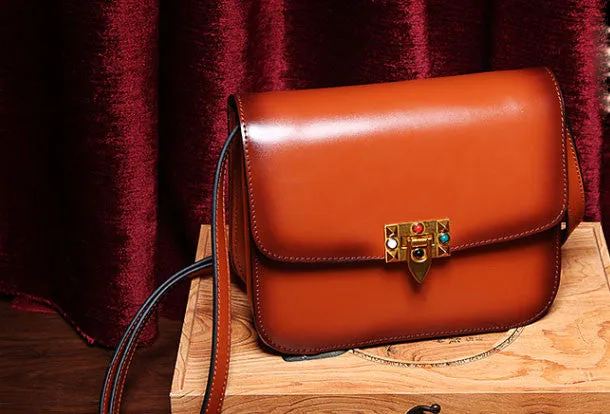 Genuine Leather crossbodybag  shoulder bag for women leather bag