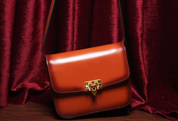 Genuine Leather crossbodybag  shoulder bag for women leather bag