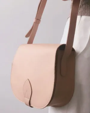 Genuine Leather Cute Crossbody Bag Saddle Bag Shoulder Bag Women Girl Fashion Leather Purse