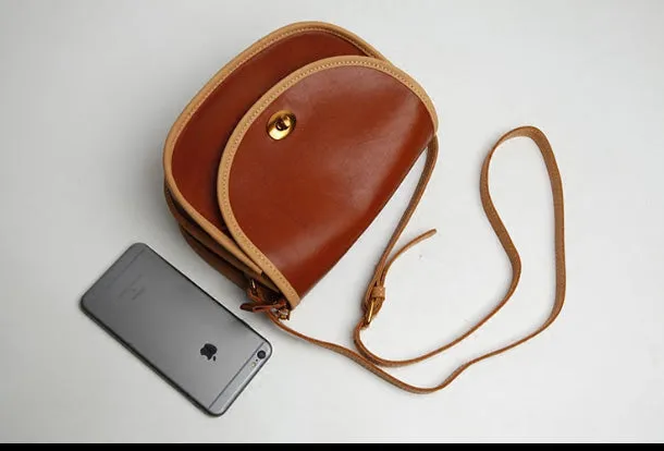 Genuine Leather Cute Crossbody Bag Shoulder Bag Women Girl Fashion Leather Purse