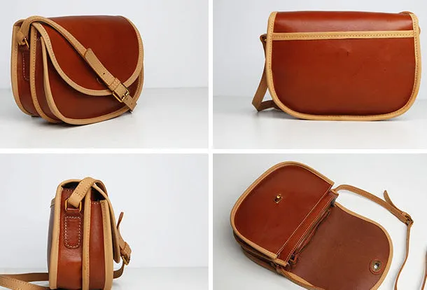 Genuine Leather Cute Crossbody Bag Shoulder Bag Women Girl Fashion Leather Purse