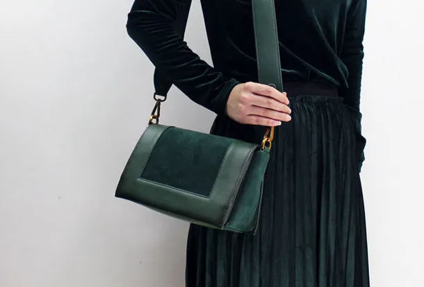 Genuine Leather Cute Fashion Purse Shoulder Bag for Women Leather Crossbody Bag