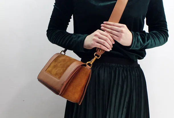 Genuine Leather Cute Fashion Purse Shoulder Bag for Women Leather Crossbody Bag