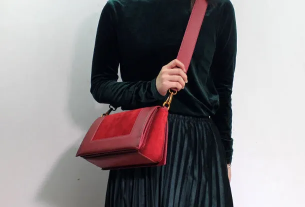 Genuine Leather Cute Fashion Purse Shoulder Bag for Women Leather Crossbody Bag