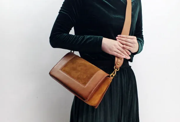 Genuine Leather Cute Fashion Purse Shoulder Bag for Women Leather Crossbody Bag