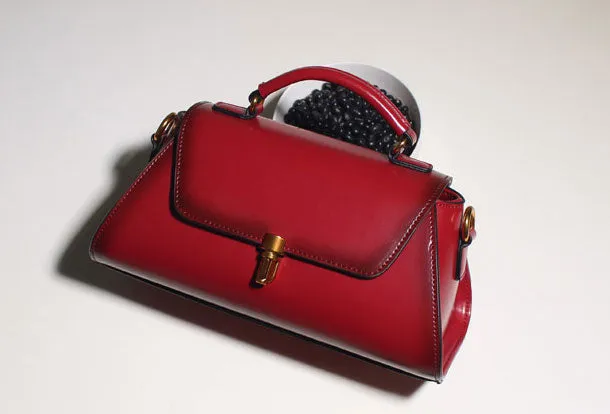 Genuine Leather handbag purse shoulder bag for women leather crossbody bag
