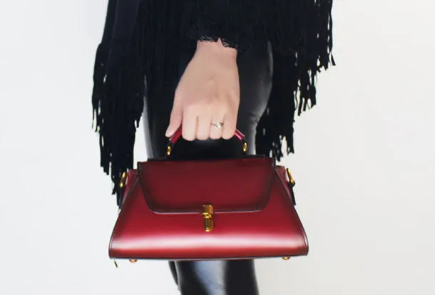 Genuine Leather handbag purse shoulder bag for women leather crossbody bag