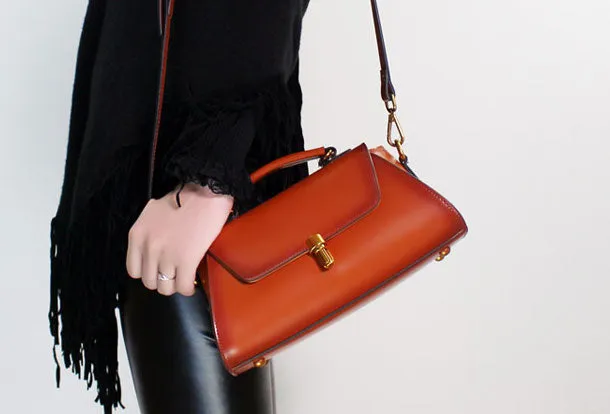Genuine Leather handbag purse shoulder bag for women leather crossbody bag