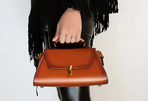 Genuine Leather handbag purse shoulder bag for women leather crossbody bag