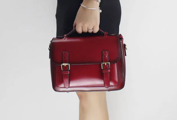 Genuine Leather handbag shoulder bag satchel bag for women leather crossbody bag