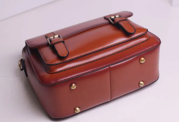 Genuine Leather handbag shoulder bag satchel bag for women leather crossbody bag