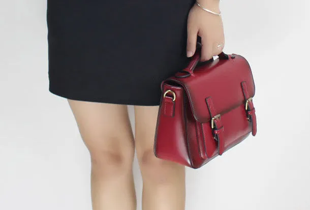 Genuine Leather handbag shoulder bag satchel bag for women leather crossbody bag