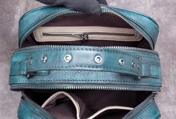 Genuine Leather Handbag Vintage Bag Shoulder Bag Crossbody Bag Clutch Purse For Women
