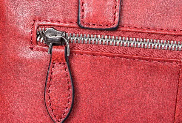 Genuine Leather Handbag Vintage Crossbody Bag Shoulder Bag Purse For Women