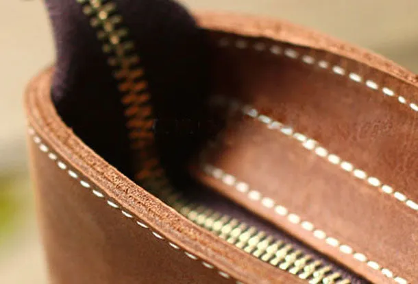 Genuine Leather Mens Briefcase Messenger Bag Laptop Bag Shoulder Bag for men