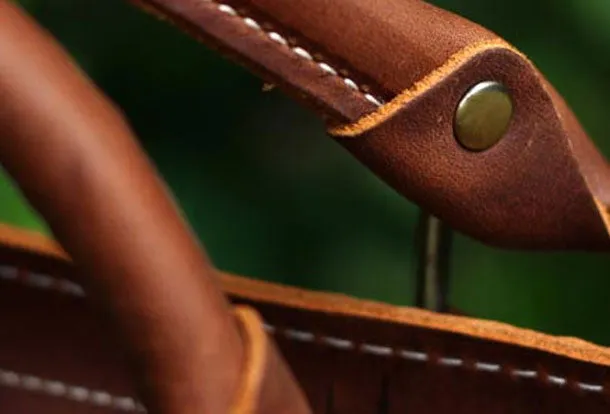 Genuine Leather Mens Briefcase Messenger Bag Laptop Bag Shoulder Bag for men