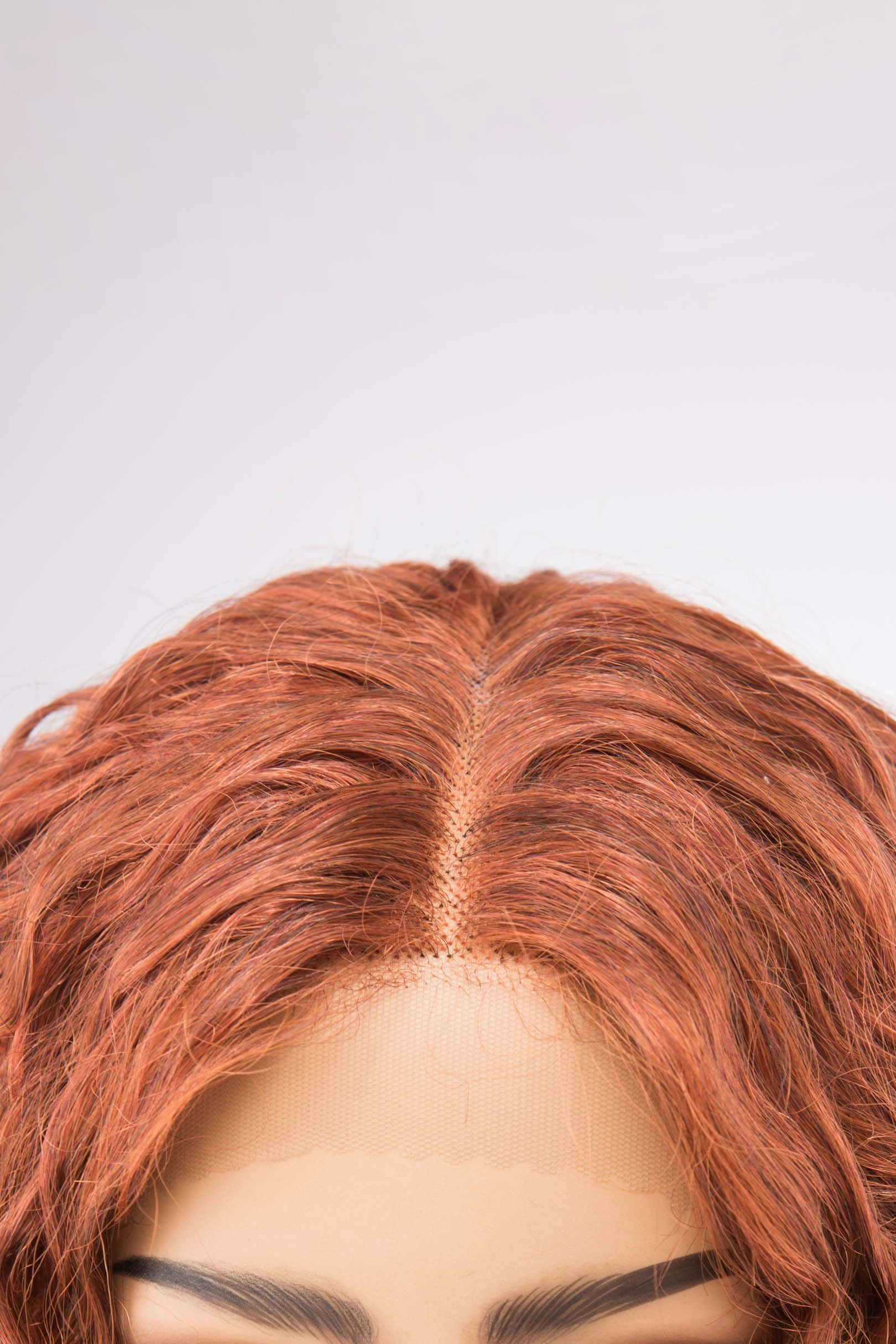 Ginger Curly Lace Front Synthetic Wig Autumn