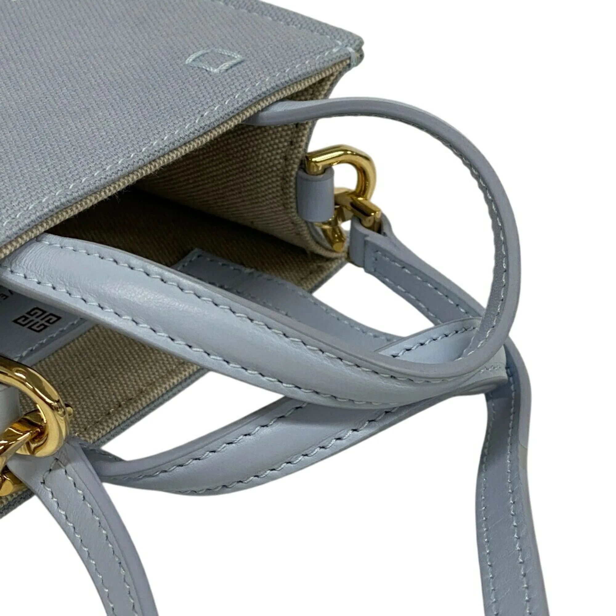 Givenchy G Tote Canvas Tote Bag (Pre-Owned)