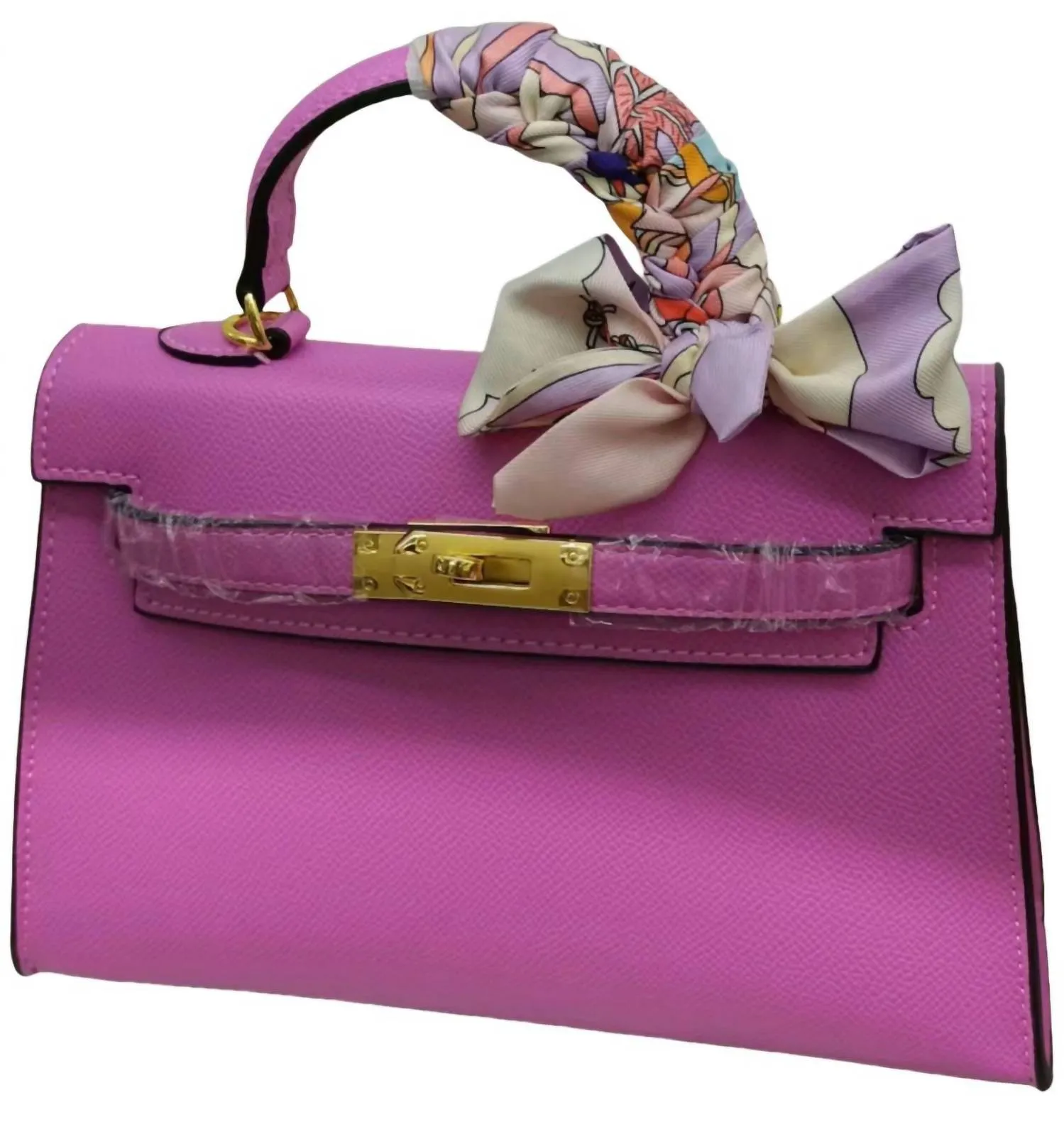 Glam Signature Mini Purse In Hot Pink
