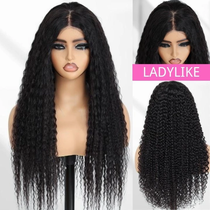 Glueless 13x4/6x4.5 Ladylike Curly Pre Cut HD Transaparent Lace 100% Virgin Human Hair Wigs With BreathablePre Plucked Hairline Cap Air Wig-Geeta Hair