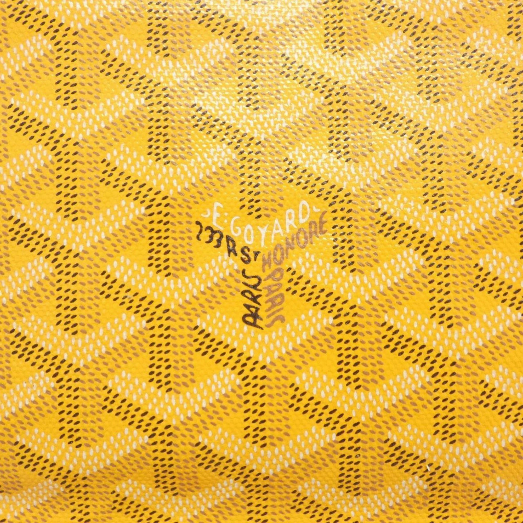 Goyard Coated Canvas Leather Handbag (Pre-Owned)