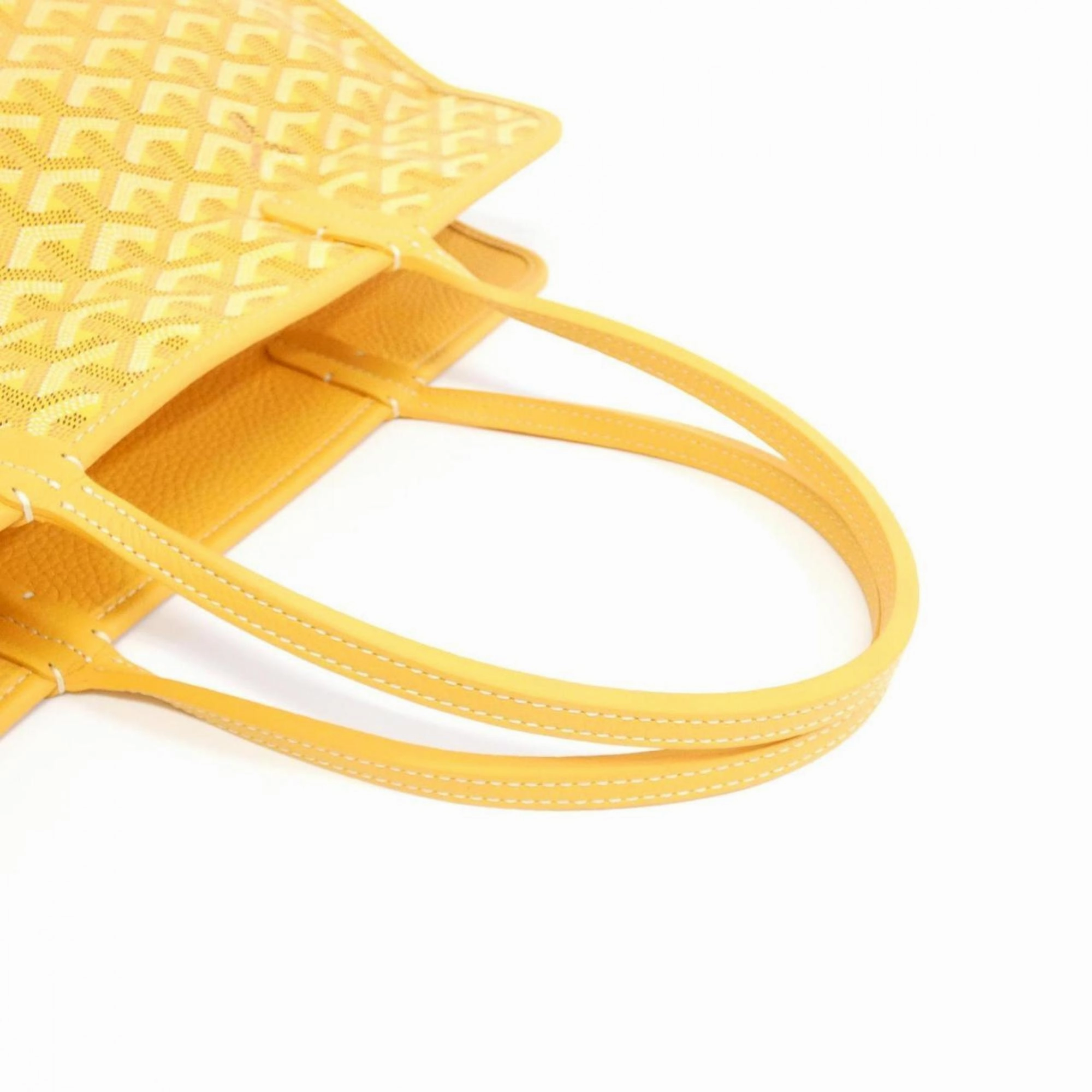 Goyard Coated Canvas Leather Handbag (Pre-Owned)