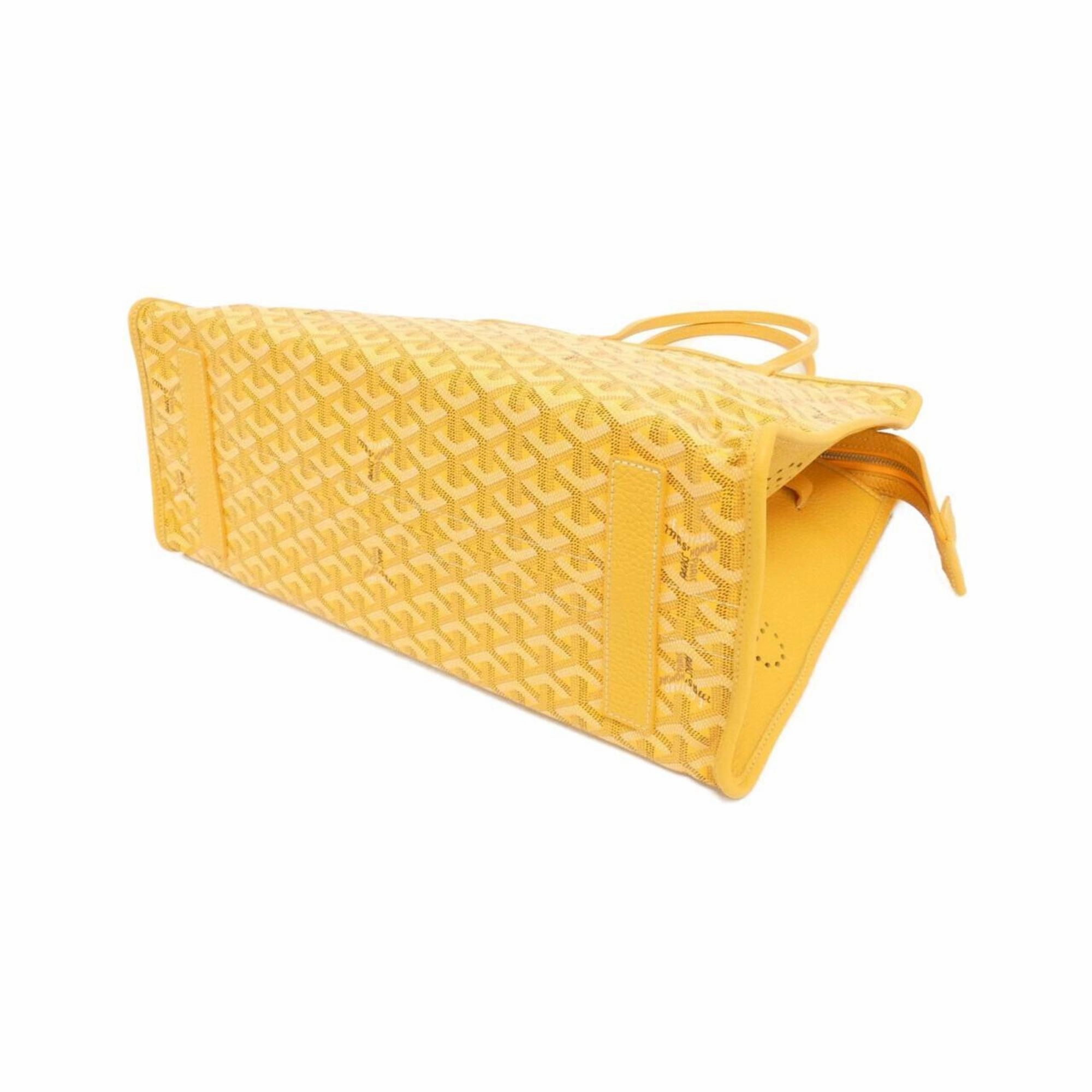 Goyard Coated Canvas Leather Handbag (Pre-Owned)