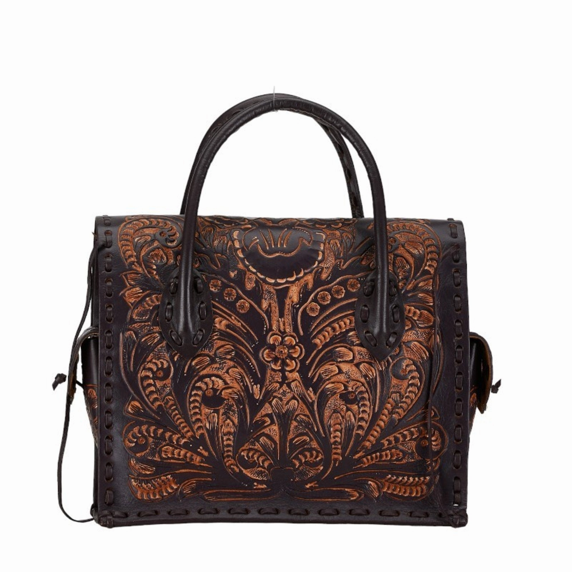 Grace Continental Leather Handbag (Pre-Owned)
