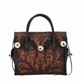 Grace Continental Leather Handbag (Pre-Owned)
