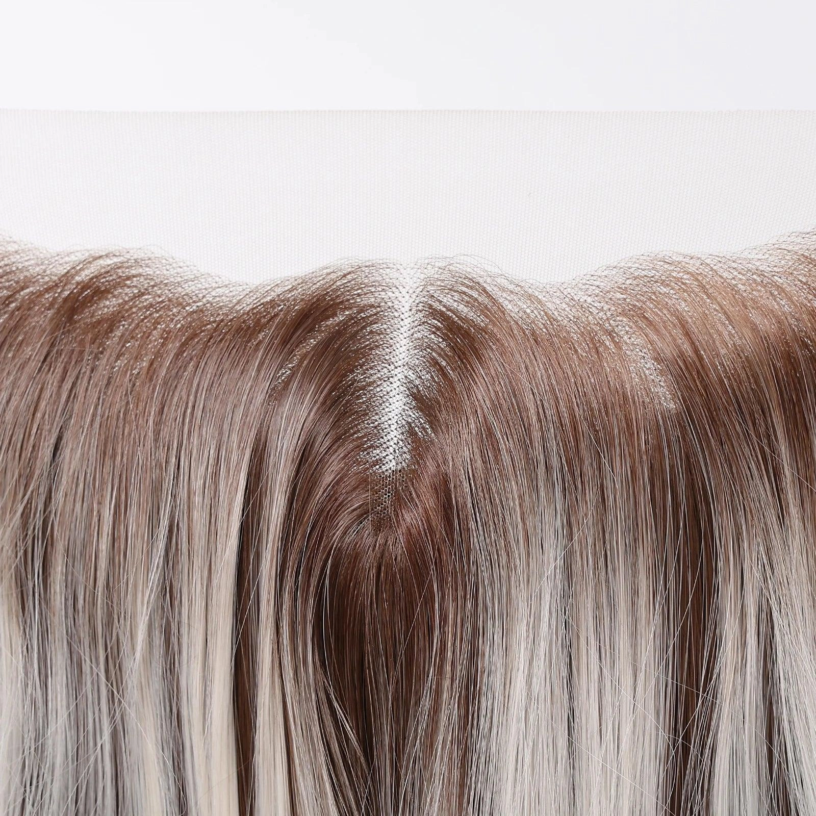 Gray Brown Wig