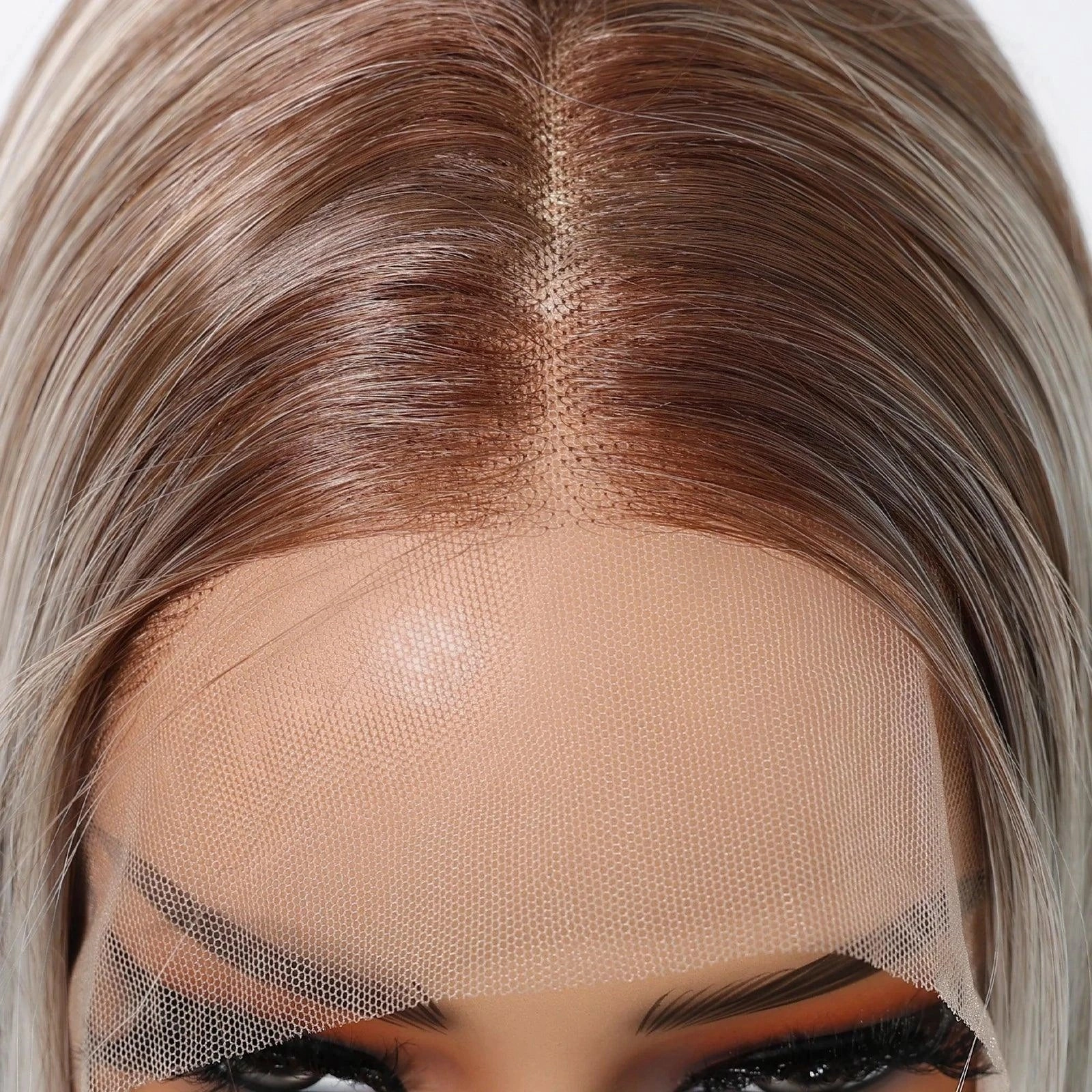 Gray Brown Wig