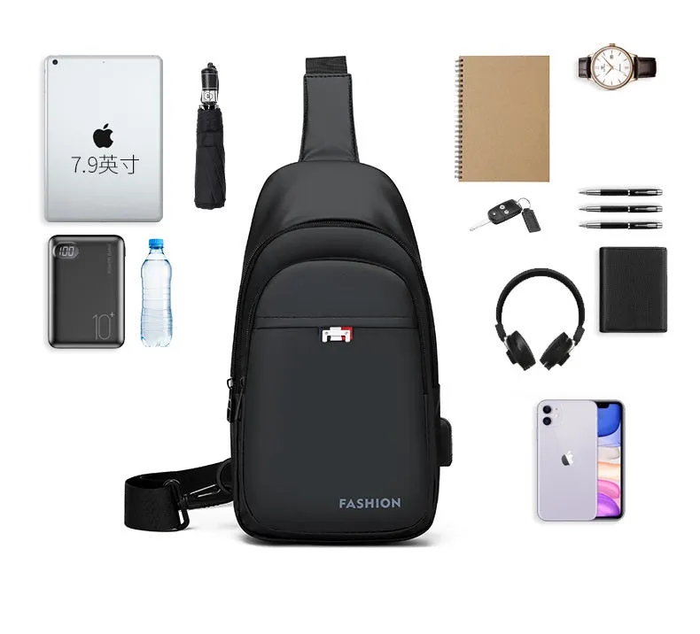 Grey Messenger Bags Sports Bag Gym Bag  4110