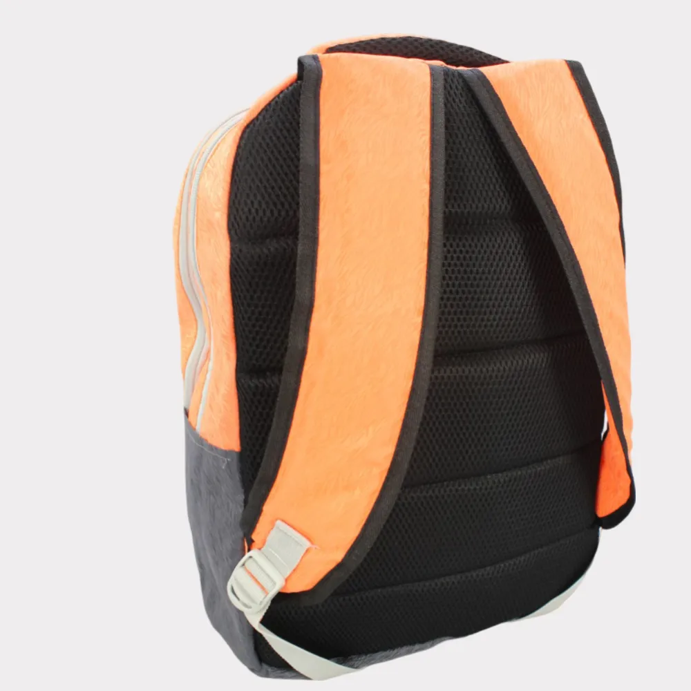 Grey/Orange Laptop Backpack