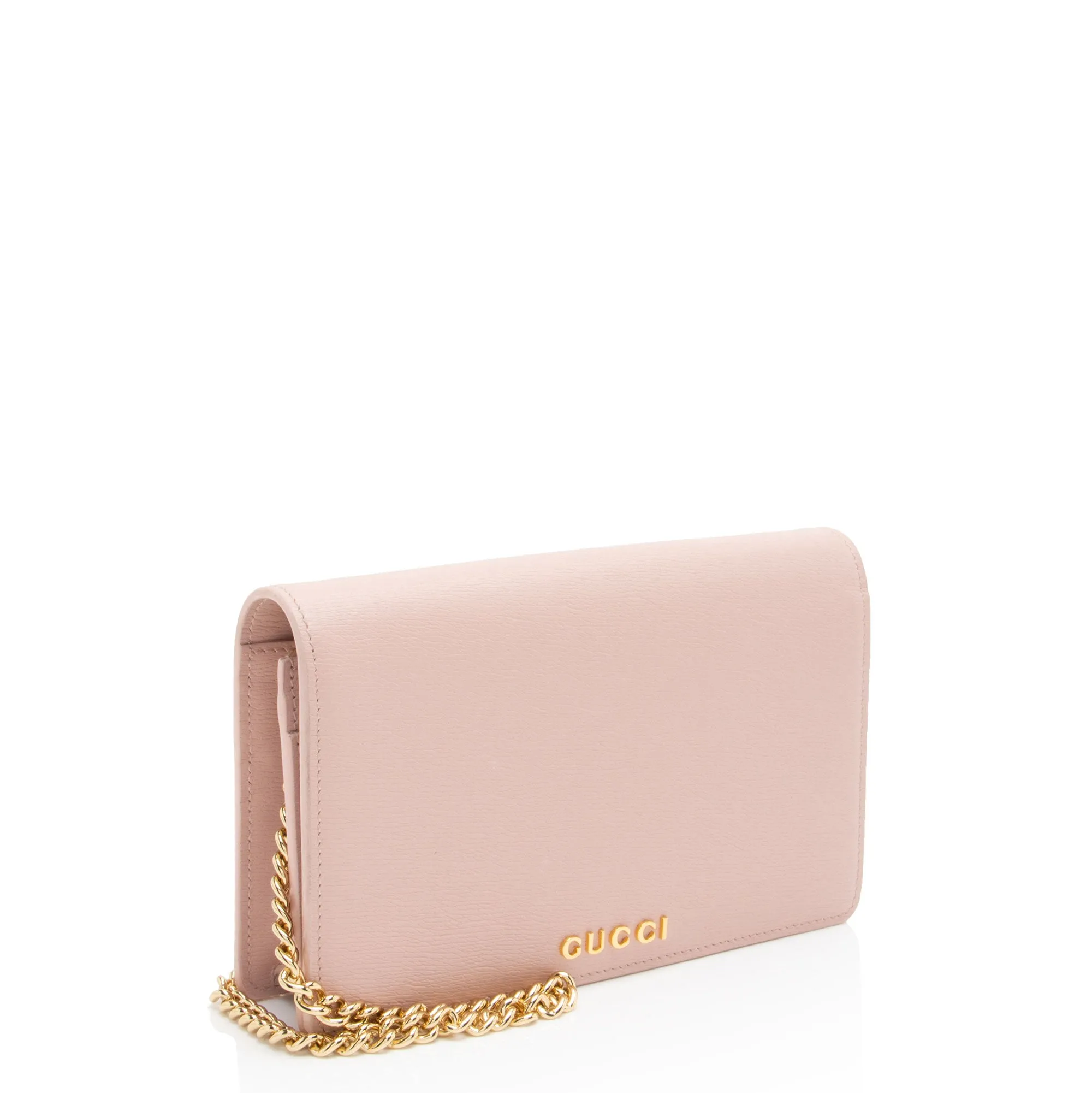Gucci Leather Script Wallet on Chain