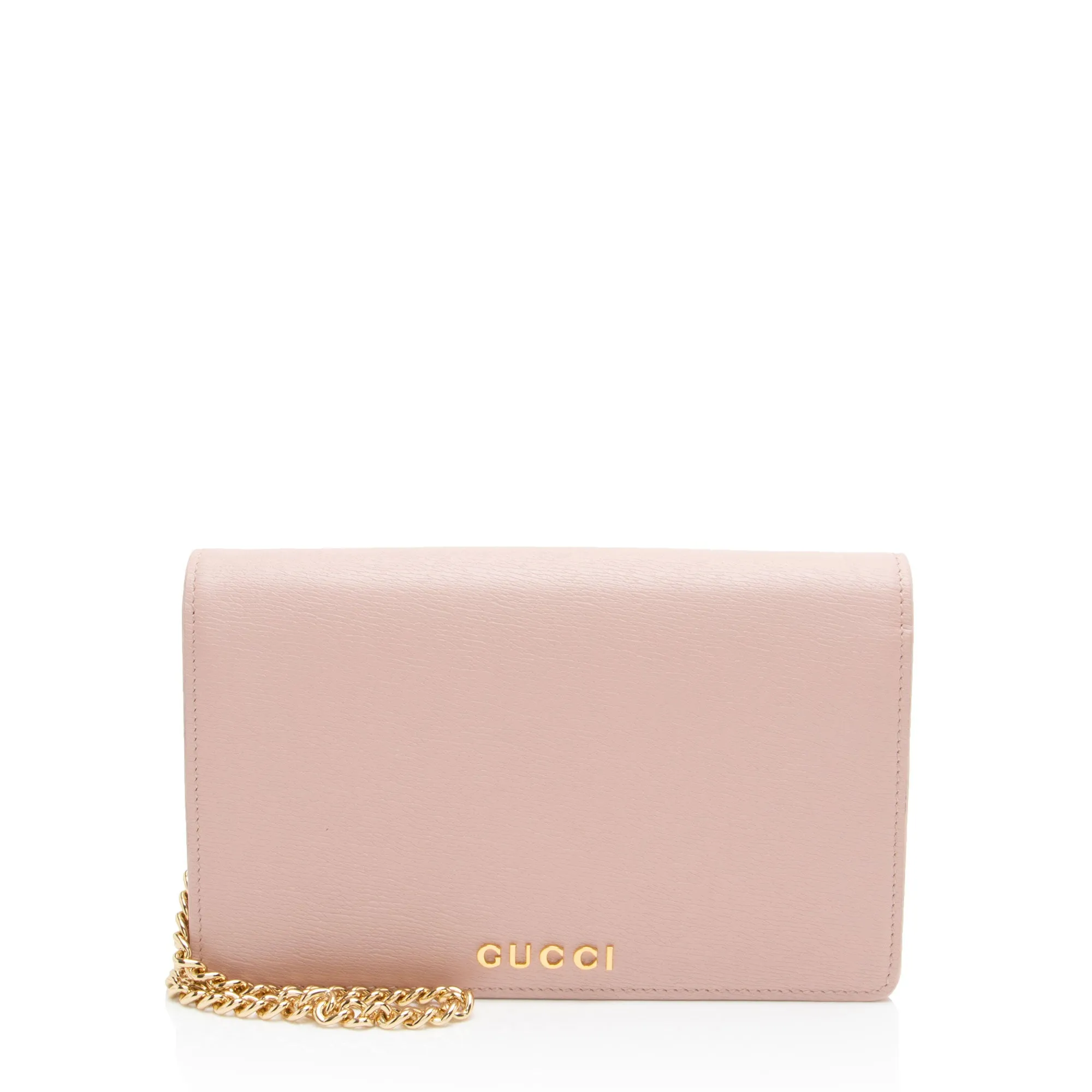 Gucci Leather Script Wallet on Chain