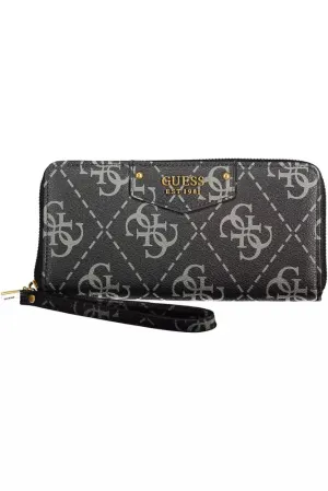 Guess Jeans Black Polyethylene Women Wallet