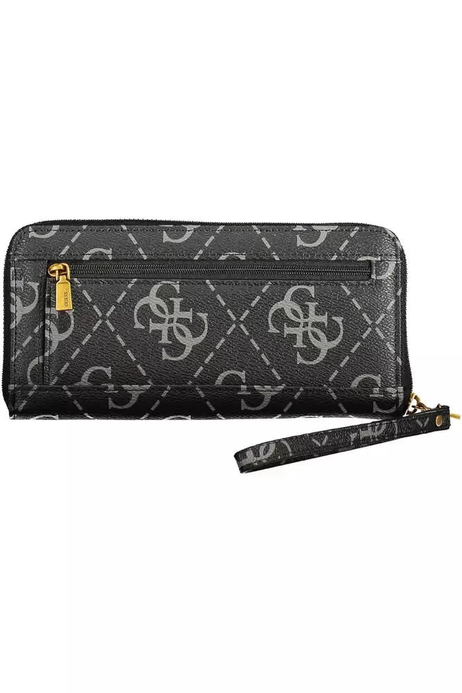 Guess Jeans Black Polyethylene Women Wallet
