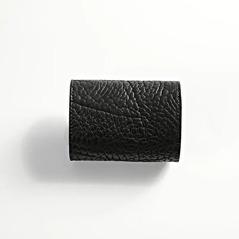 Handmade Black Leather Mens Cool Slim Leather Wallet Men Brown Small Wallet Card Holders for Men