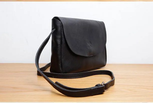 Handmade Genuine Leather Cute Crossbody Fashion Wallet Shoulder Bag Women Leather Purse