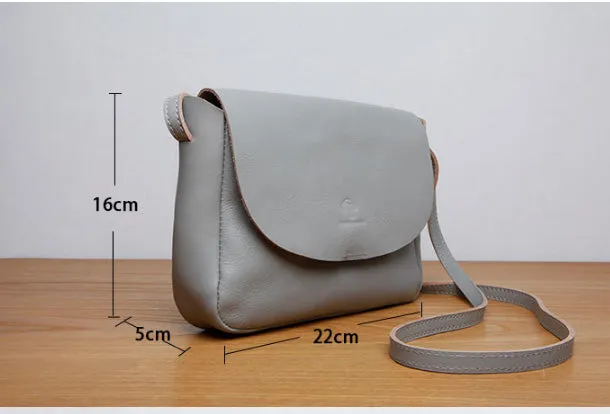 Handmade Genuine Leather Cute Crossbody Fashion Wallet Shoulder Bag Women Leather Purse