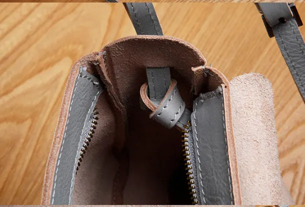 Handmade Genuine Leather Cute Crossbody Fashion Wallet Shoulder Bag Women Leather Purse