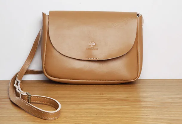 Handmade Genuine Leather Cute Crossbody Fashion Wallet Shoulder Bag Women Leather Purse