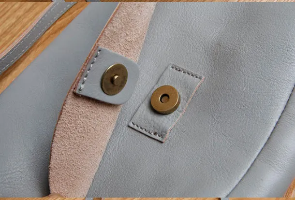 Handmade Genuine Leather Cute Crossbody Fashion Wallet Shoulder Bag Women Leather Purse