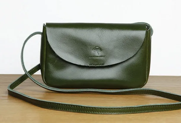 Handmade Genuine Leather Cute Crossbody Fashion Wallet Shoulder Bag Women Leather Purse