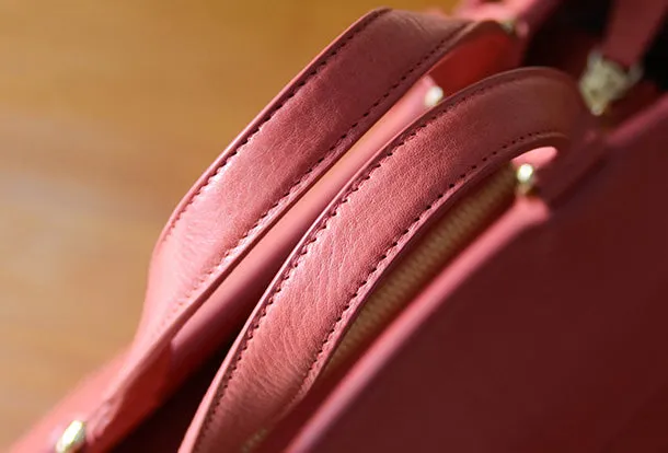 Handmade Genuine Leather Handbag Crossbody Bag Shoulder Bag Purse For Women