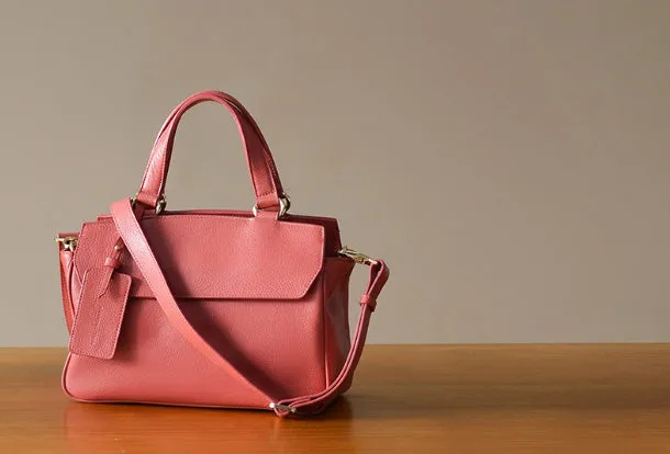 Handmade Genuine Leather Handbag Crossbody Bag Shoulder Bag Purse For Women